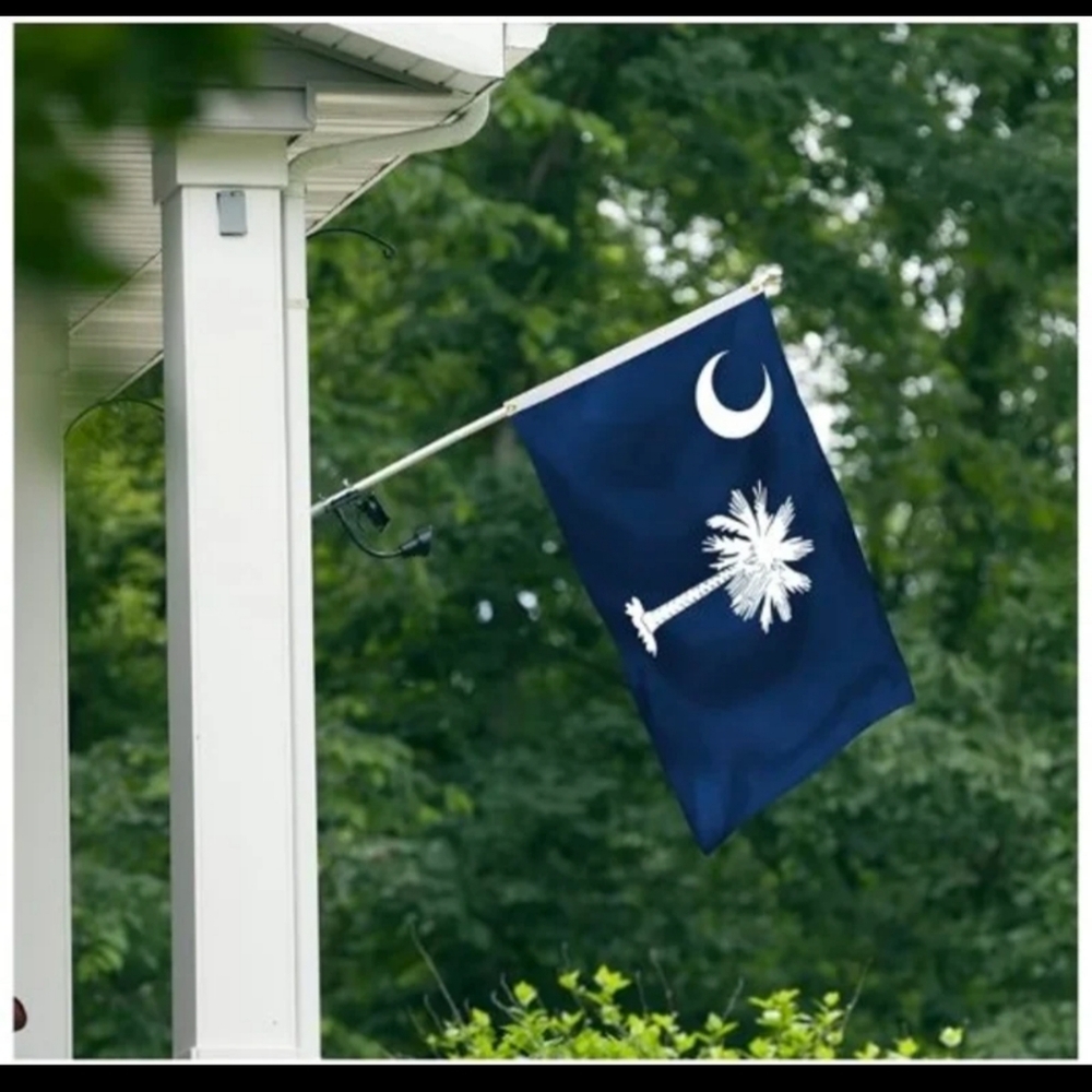 Double Sided South Carolina State Flag (outdoor/indoor) with brass grommets BNWT